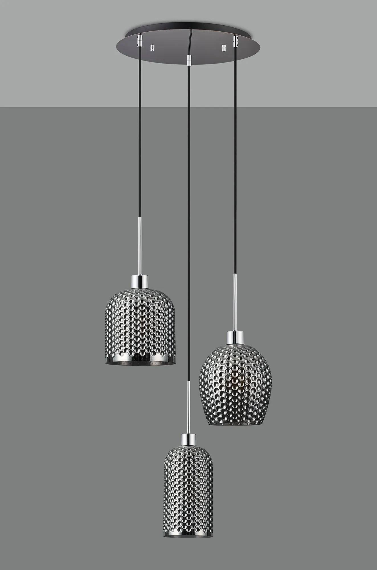 Lori Polished Chrome Ceiling Lights Deco Single Pendant Lori Polished Chrome Ceiling Lights Deco Single Pendant